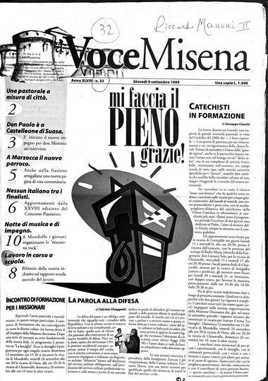 voce misena 32 - 1999